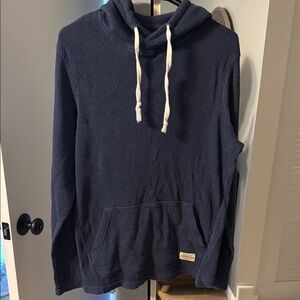 Classic Navy Blue Men's Hoodie